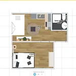 Le 8 - Joli Petit F2 Equipe, Centre - Stationnement Gratuit Lejlighed
