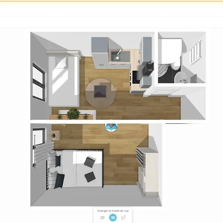 Le 8 - Joli Petit F2 Equipe, Centre - Stationnement Gratuit * Mulhouse