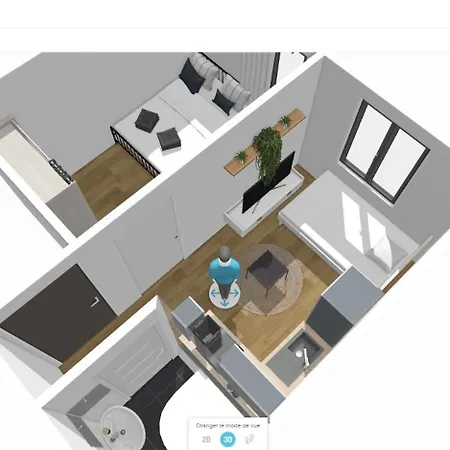 # Le 8 # Joli Petit F2 Equipe, Centre Apartment Mulhouse